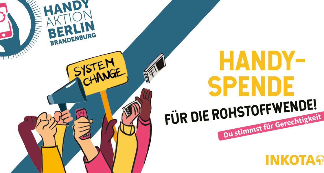 inkota Handyaktion Handyspende Rohstoffwende